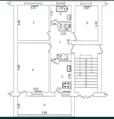 Продажа 3-комн. кв. 72 м² — метро Новза