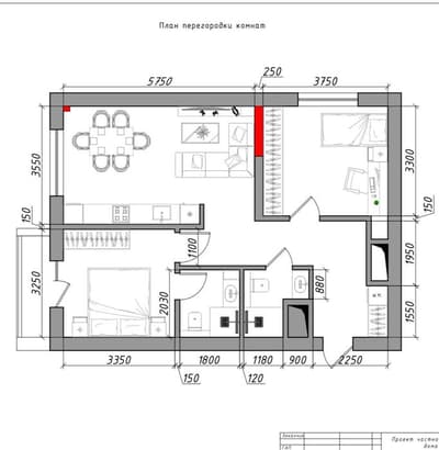 3-комн 70м², Parkent Avenue, этаж 5/10, коробка, тихий двор, коробка