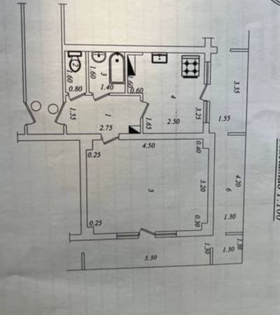 Спец План Ц7 1/4/9 Общ.Пл 65м2