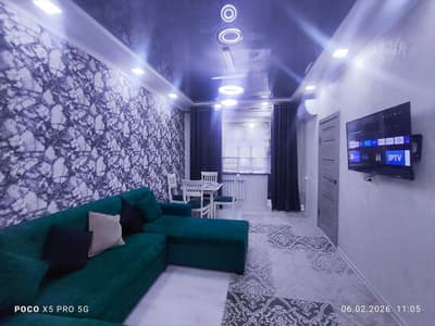 Чиланзар 10 квартал 2-3 ком Евро ремонт мебель;