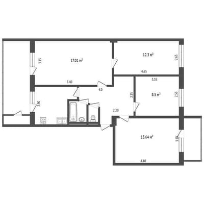 4х ком. кв. Юнусабад Ц-6