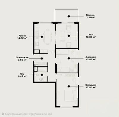 Продается 3/3/15 ЖК OZ Mahal Голден Хаус