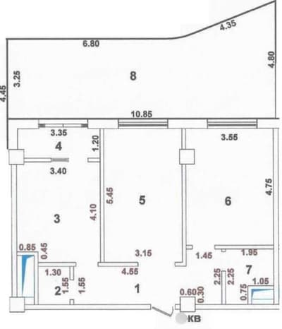 "СРОЧНО ГОРИТ‼️ Коробка  Koh-Ota 77,7м2 +терасса Кох ота мечеть‼️