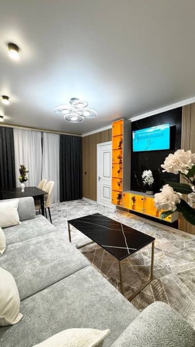 Чиланзар 1 кв 2в3/2/4 ремонт+мебель+техника