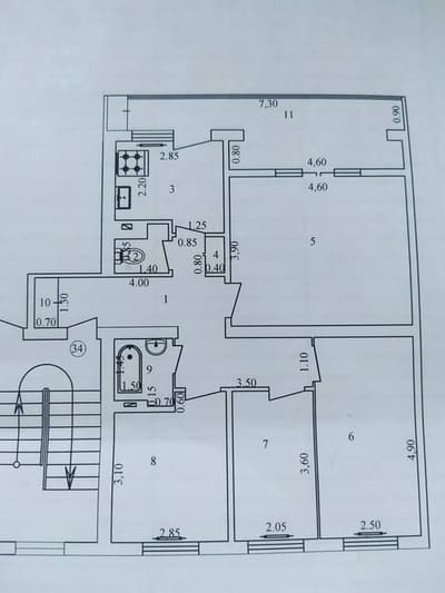 Юнусабад 4 квартал 4/3/4 (82²) продаётся квартира