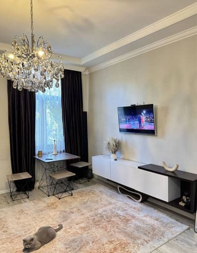 Лабзак.  2комнатная высокопотолочка.  56м2