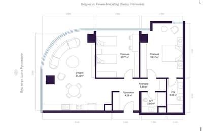 "СРОЧНАЯ ЦЕНА ‼️MODERA TOWERS Коробка  95,59м2 Вид на Tashkent City ‼️