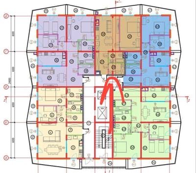 2 комнатная квартира в ж/к Nur, Юнусабадский р-н.