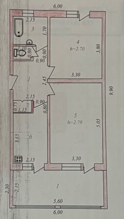 Срочно! 2 комнатная квартира Карши шахар ( Шибаева)