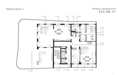Продаётся Квартира ЖК Infiniti Пентхаус