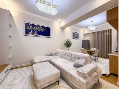 3 комнатная Паркентский Parkent Avenue, новый ремонт, закрытый двор