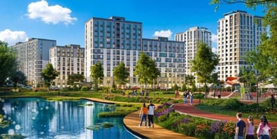 Дом сдан • СКИДКА 24% • 2 комн.-58,55кв.м. Ипотека от 30%  (S)